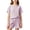 Purple, variant on Girls 2 Piece Outfits Summer Clothes Solid Color Cotton Short Sleeve T-Shirt and Shorts Casual Kids Clothing Sets Beige Size 17
