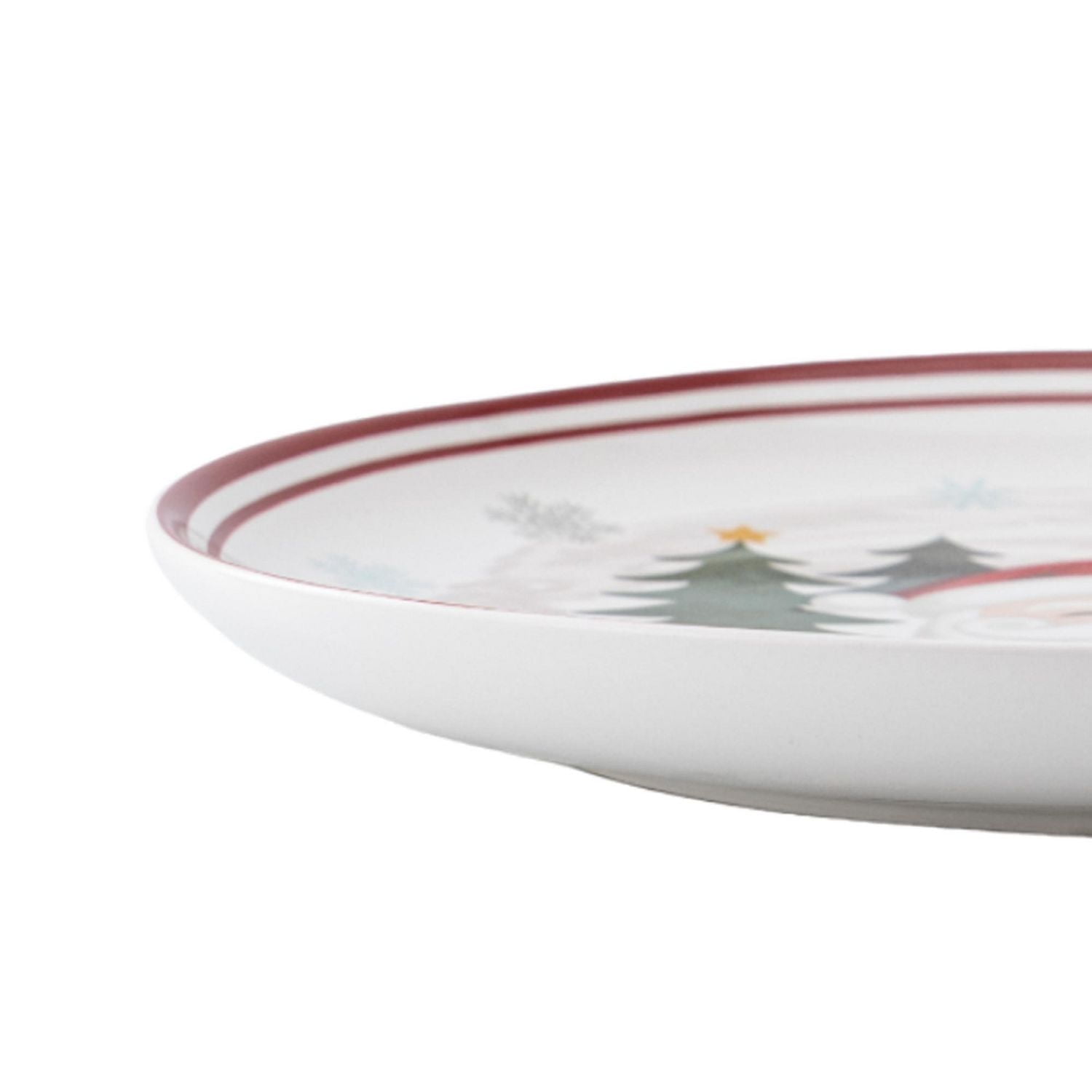 Holiday Time Assiette en céramique Coupe, 9 pouces, 1 pièce