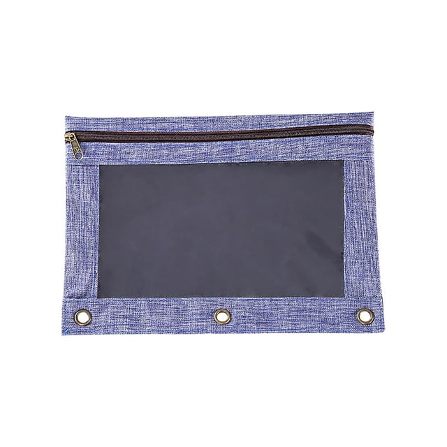 Boovnll Pencil Pouch Large Capacity Multifunction Three-Hole Pencil Case Zipper Transparent Pvc Document Storage Bag Detachable Folder Large Capacity Pencil Case Pencil Box Pencil Case