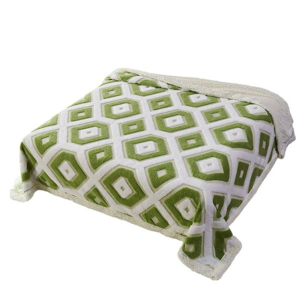 Manta de Piel de Oveja Suave de Doble Capa, Manta Cómoda para Adultos, Sofá Cama, Lavable, Manta Ligera, Cálida Y Adecuada para Todas las Estaciones