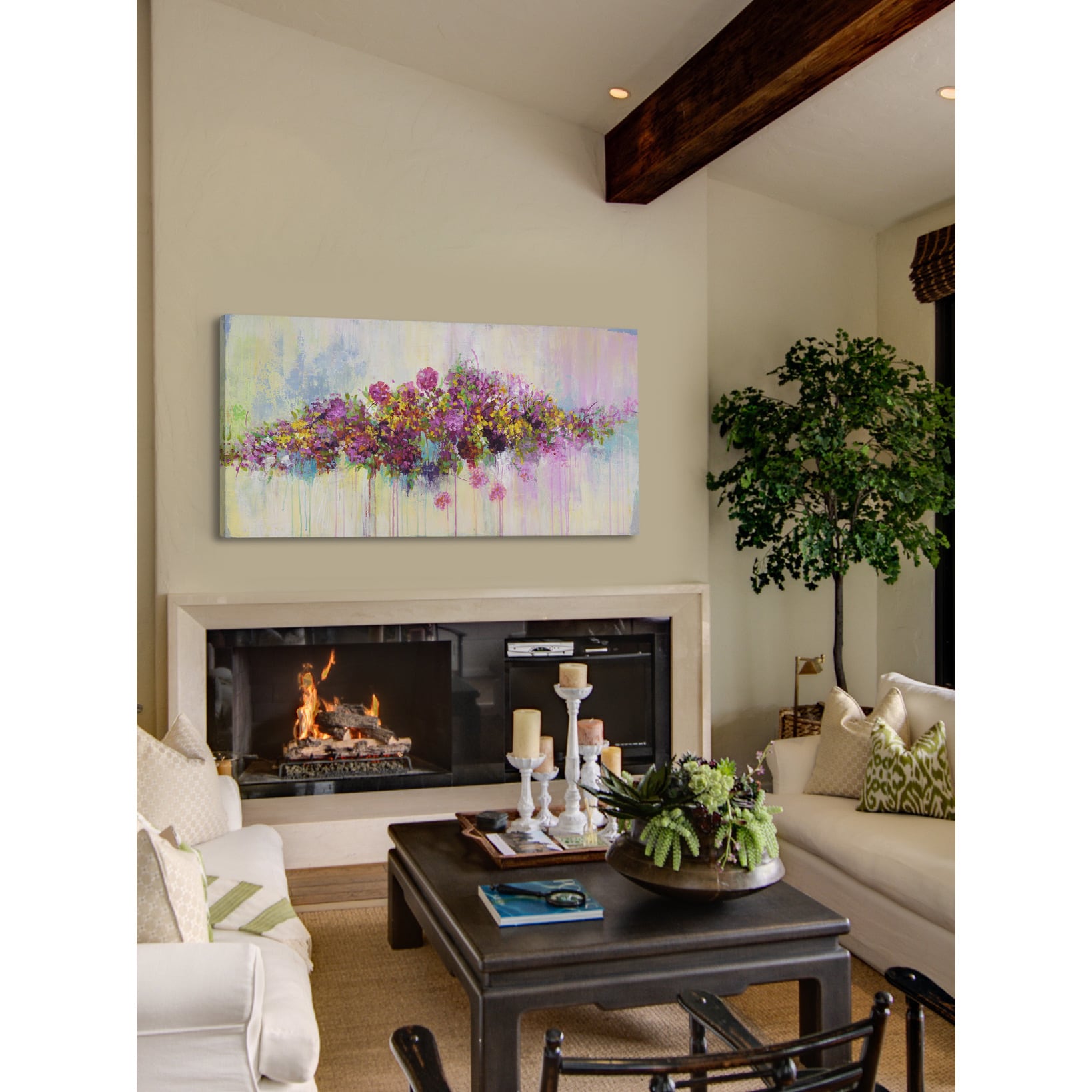 Marmont Hill - "Butterfly Dream" by Julie Joy Painting Print on Wrapped Canvas