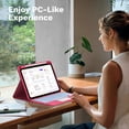 thumbnail image 2 of MoKo Keyboard Case for iPad A16 11th/10th Generation Case (2025/2022） with Pencil Holder,7 Colors Backlight Detachable Bluetooth Keyboard Case Cover,Pink, 2 of 8
