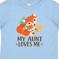 thumbnail image 4 of Inktastic Aunt Loves Me Woodland Fox Boys or Girls Baby T-Shirt, 4 of 5