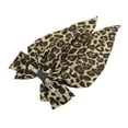 thumbnail image 4 of Unique Bargains 1 Pc Fashion Leopard Print Bow Ribbon Spring Hair Clips Yellow Brown, 4 of 5