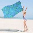 thumbnail image 4 of LACKUST Tropical Leaf Beach Towel - 70x150cm, Sand-Proof, Quick-Dry for Travel, Camping, Lightweight & Compact, 4 of 5