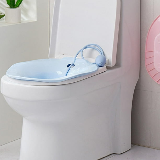 Lavabo plegable del asiento del inodoro del de asiento tratamiento del perineo de perineal Azul shamjiam Bañera de asiento para inodoro
