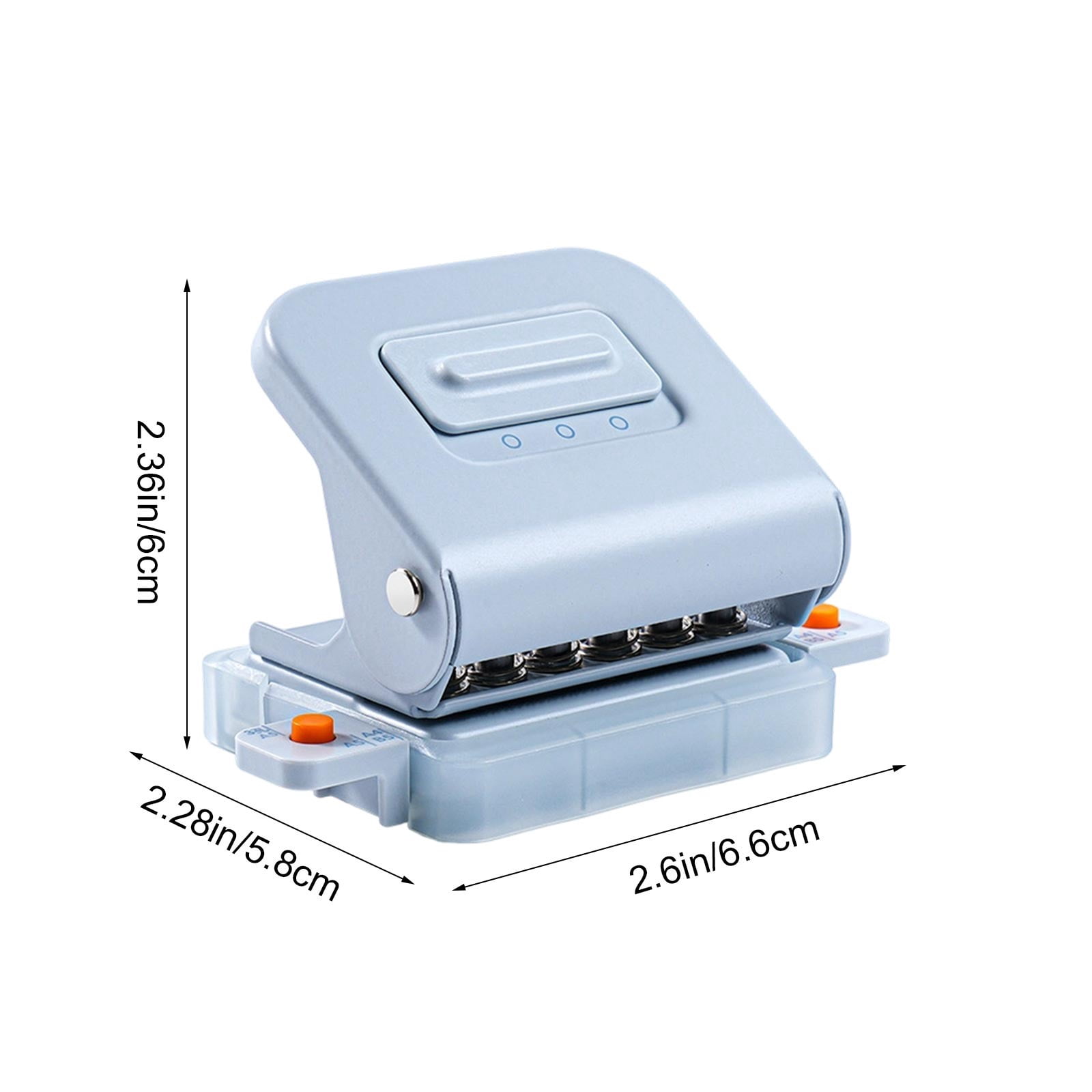 Werulen 3 and 6 Hole Punch Flexible, Paper Punch for A4 Documents Notebooks, Manual Hole Punch, Office Paper Punch, Desktop Puncher