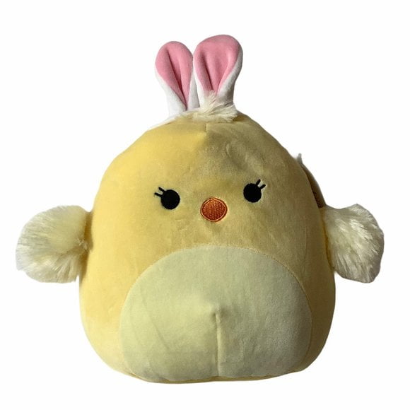 Squishmallow Bunny Chick Aimee With Ears 8" Easter Basket Spring Rabbit