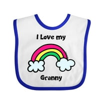 Inktastic I Love My Granny Boys or Girls Baby Bib