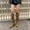 Khaki, variant on Womens Slouch Boots, Chunky Heels Knee High Wide Calf Pull-On Fall Winter Suede Tall Boots Khaki US8.5
