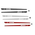 thumbnail image 4 of 2 Pieces Car Sticker Decoration Exterior Racing Personalized Automotive Decal Automobile Decorative Moulding Trim Adhesive Removable Vehicle Red, 4 of 6