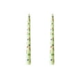 thumbnail image 2 of Long Taper Candles for Wedding Decor - 10 Inch Unscented Dinner Candles with Floral Print, 2 Pack Romantic Candlelight Dinner Set, 2 of 6