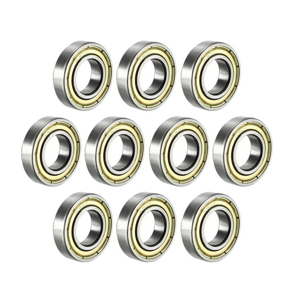 Deep Groove Ball Bearing 6901Z Double Shield, 12mmx24mmx6mm Carbon Steel 10Pcs