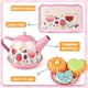 thumbnail image 4 of Set de té para fiestas de té con forma de flor de minnot, juguetes para niñas de 3 a 6 años, 4 of 7