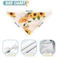 thumbnail image 6 of Dog Bandana 2 Pack,Leaf Newspaper Text Sunflower Pattern Bandanas for Dogs,Cat Bandana,Small/ Large Dog Bandana 2 Size,Dog Bandanas Girl Boy, 6 of 6