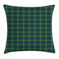 thumbnail image 1 of Plaid Throw Pillow Cushion Cover, Grunge Looking Vibrant Colored Scottish Folkloric Pattern with Cultural Retro Design, Decorative Square Accent Pillow Case, 20 X 20 Inches, Multicolor, by Ambesonne, 1 of 2