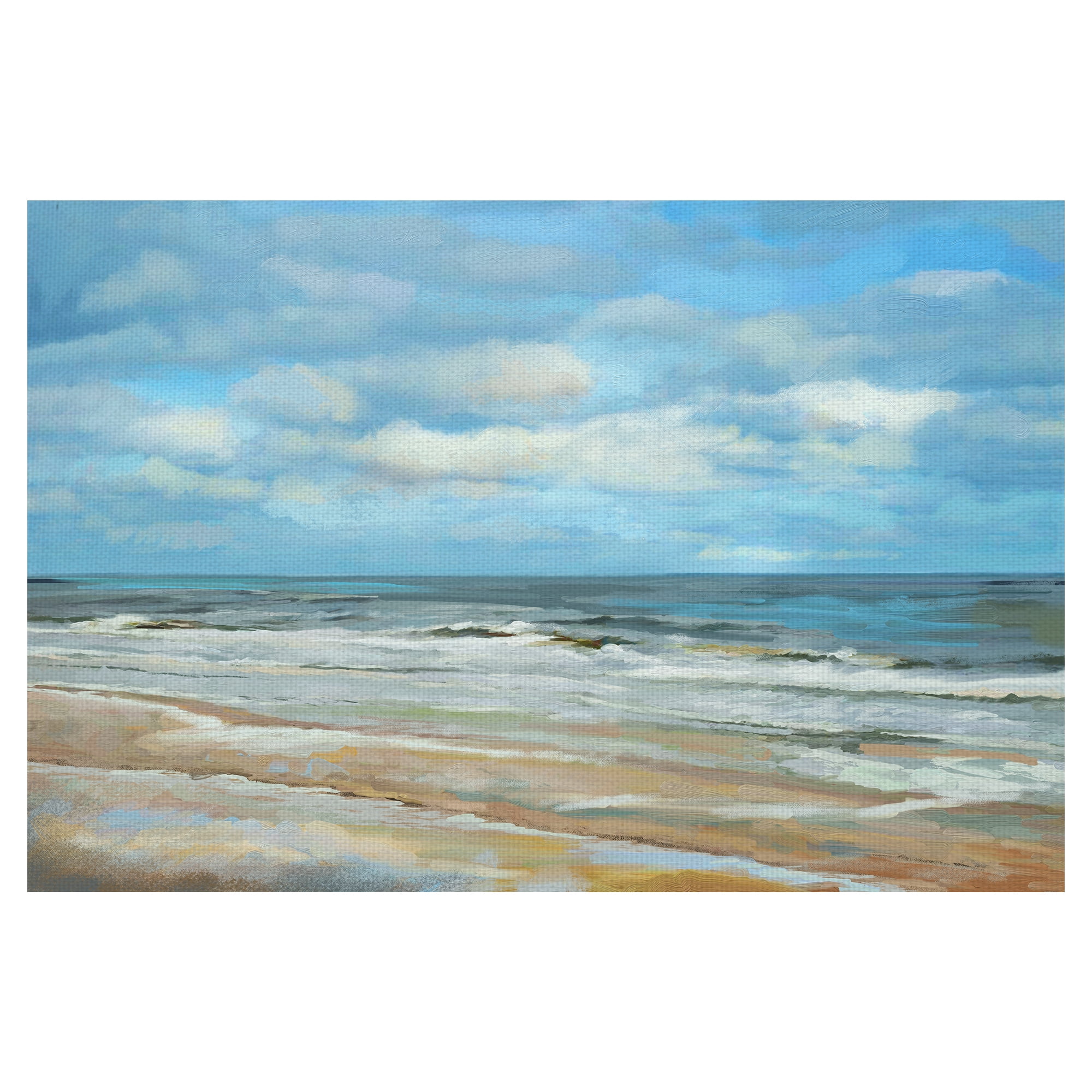 Masterpiece Art Gallery Rocky Shore Ocean By Studio Arts Canvas