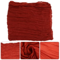 PAMINGONO Elegant Red Sheer Table Runner for Dining and Wedding Table Decoration
