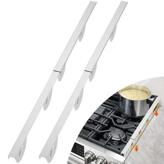 Ikoopy 2 Pack Stove Gap Covers Kit Versatile Solid Stove Gap Fillers Set Easy to Install and Clean Stoves Oven Counter Guard for Kitchens Use