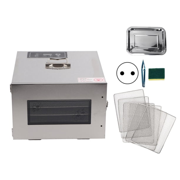 Deshidratador de alimentos Sincero acero inoxidable 6 bandejas 400 W enchufe europeo 220 V