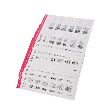 Nail Art Training Mat,Nail Art Practice Sheet,Nail Training Mat Stereograph Washable Reusable Multi Nail Shapes 12 Modes Nail Art Practice Sheet for Nail Artist
