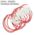 thumbnail image 6 of 10Pcs White Agc Glass Inline Fuse Holder Quick Connect Cable Socket For 20Awg 6X30Mm YIWEI, 6 of 6