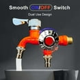 thumbnail image 6 of Clearance Faucet Hardware under $5,Outdoor Antifreeze 2 Way Faucet Du Al Quick Opening Multifunctional Faucet 2 Way Faucet Separator Un Iversal Du Al Faucet Separator For Easy Water Management, 6 of 7