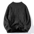 thumbnail image 4 of Wancir 2025 Chunky Knitting Sweater Pullover for Men Casual V Neck Jumpers Long Sleeve Oversized Sweaters Thermal Knit Tops, 4 of 4