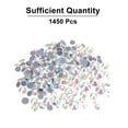 thumbnail image 3 of 1450 Pcs Strass Hotfix Cristales de Vidrio (Set SS6-SS30, Blanco Pálido), 3 of 6