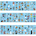 thumbnail image 1 of 18 Sheets Halloween Tattoo Sticker Luminous Cartoon Fake Tattoo Temporary Tattoo, 1 of 9