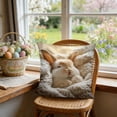 thumbnail image 2 of Pillow Covers 18x18, Easter Decorations Cute Bunny Printed Throw Pillow Covers, Home Spring Decor for Bedroom Couch Cushion Cover, Multicolor, 2 of 7