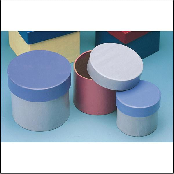 Paper Mache Nested Boxes Round, Round Nesting Boxes Set