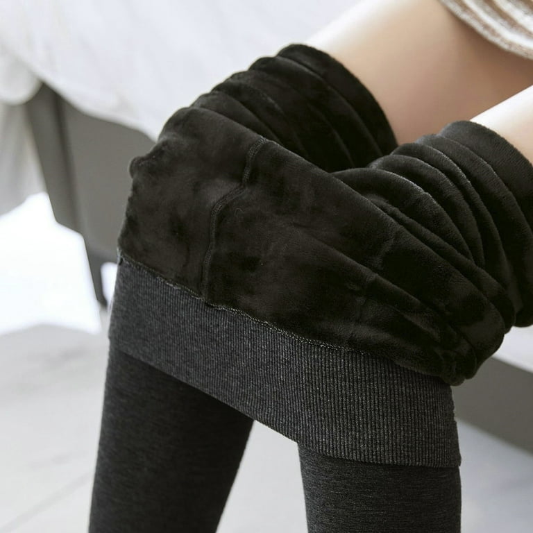 LIGHTNIING HAMMERZ Winter Warm Leggings Thick Fleece Leggings for  Women/Girl | Winter Wear Warm Fake Translucent Woolen Fur Stockings | Sheer  Thermal