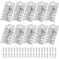 thumbnail image 1 of HSHDLDF 10PCS 2" Barrel Bolt Latch Door Security Slide Latch Lock Stainless Steel Barrel Bolt Slide Lock Latch Hardware for Door Brushed Finish Sliding Lock with 60 Screws, 1 of 7