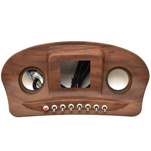 Premier Pontoon Boat Dash Panel  | MNStar 00-8215  Woodgrain