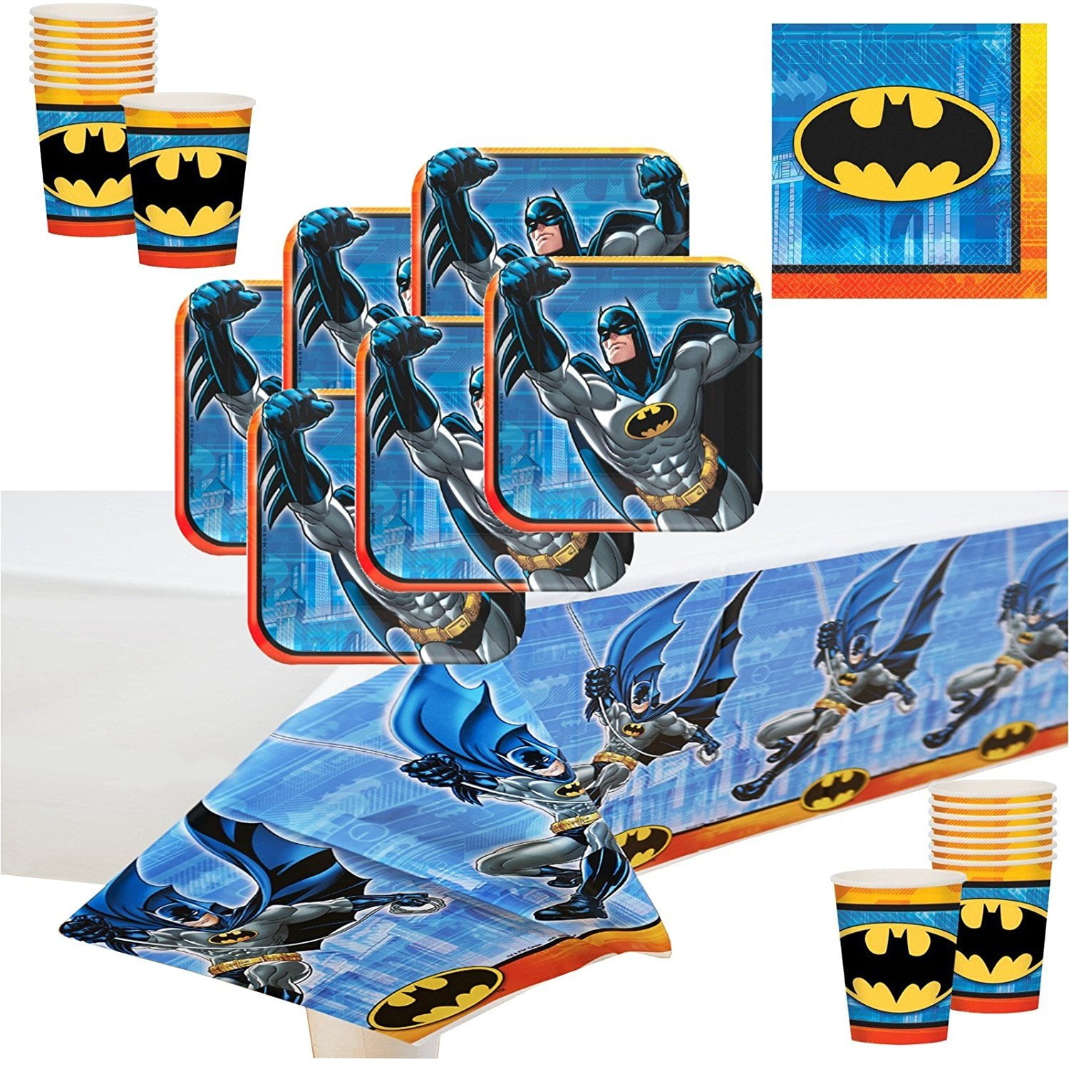 Batman Deluxe Party Supply Pack for 16 Guests.