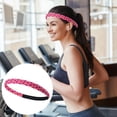thumbnail image 4 of Ettsollp Sports Headband Great Sweat Absorption Capacity High Elastic Stretch Soft Non-slip Breathable Braided Colorful Reusable Yoga Jogging Pilates Workouts Headband, 4 of 8