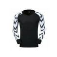 thumbnail image 2 of Rswnyirn Men Football Goalkeeper Uniform Padded Long Sleeve Soccer Jersey Shirt with Pants Black 3XL, 2 of 4