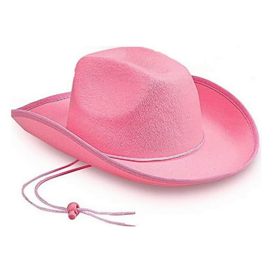 Elvqul Pink Mens Womens Hat Cowboy Solid Comfy Saint Patrick's Day Unisex Cap Hat