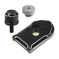 thumbnail image 1 of 1 Set Tornillo de asiento de motocicleta con tapa de tuerca para Harley Davidson Softail Dyna, tornillo de montaje trasero 1/4"-20, 1 of 7