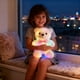 thumbnail image 4 of Almohada que brilla en la oscuridad | Luz nocturna de peluche suave y compañero de abrazos | LED que cambia de color para niños y adultos | Lavable a máquina | Decoración de dormitorio y ayuda p, 4 of 6