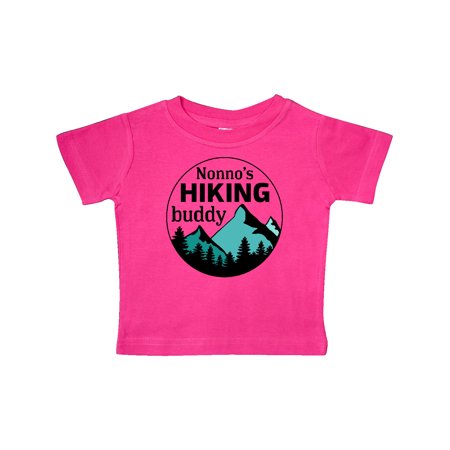 

Inktastic Nonno s Hiking Buddy with Mountains and Trees Gift Baby Boy or Baby Girl T-Shirt