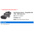 thumbnail image 2 of Fuel Pressure Sensor - Compatible with 1998 - 2002 Saturn SL1 1999 2000 2001, 2 of 2