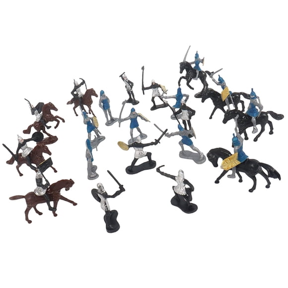 figuras de caballos,Caballeros medievales modelo Juguetes, de accesorios de figuras de hombres del para ,Knight & Horses Soldier Juguetes para el CUTICAT figuras de caballos