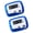 Blue, variant on Simple Electronic Walking Pedometer Accurately Fitness Trackers Outdoor Small Digital Accurately Sports Pedometer