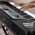 thumbnail image 4 of Starument 61 Key Premium Electric Keyboard Piano for Beginners with Stand, Built-in Dual Speakers, Microphone, Headphone, Bench & Display Panel, 4 of 5
