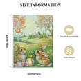 thumbnail image 2 of Nawypu  Vintage Easter Bunnies Eggs Soft Canvas Wall Art Print Unframed Gallery Wrap Home Decor Pictures For Living Room Bedroom, 2 of 5