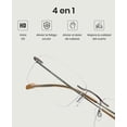 thumbnail image 4 of Cyxus Blue Light Glasses Frameless Rectangle para hombres y mujeres Anti Eye Strain Block Ultraviolet Clear Lenses Cyxus Style, 4 of 8