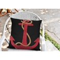 thumbnail image 2 of Vargottam Outdoor Decorative Throw Pillow CoversTowelEmbroideredPolyester Handmade Boho Cushion CoversFor Outdoor Patio -Anchor - Light Brown & pink, 2 of 6