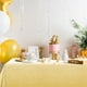 thumbnail image 4 of Nvzi 3pcs Gold Plastic Tablecloth for Parties, Disposable Gradient Tablecloths Rectangle Tables, Table Cover for Wedding Birthday Anniversary Party, 53.93 x 107.87Inch, 4 of 4